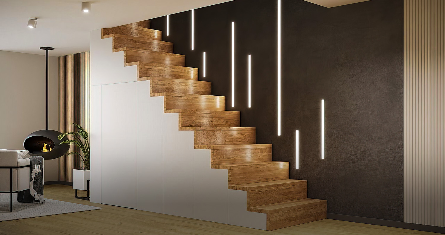 Oprawa Liniowa LED do oświetlania schod&oacute;w